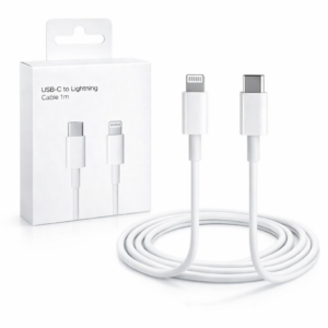 Cabo Lightning USB-C para iPhone 1 Metro Carregamento Rápido e Dados Reforçado Compatível iPhone 7 8 X XR 11 12 13 14