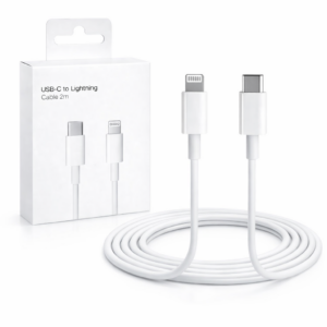 Cabo Lightning USB-C para iPhone 2 Metros Carregamento Rápido e Dados Reforçado Compatível iPhone 7 8 X XR 11 12 13 14