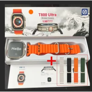 Smartwatch T800 Ultra 2 Max Série 8 – Esportivo Sem Fio e Resistente à Água