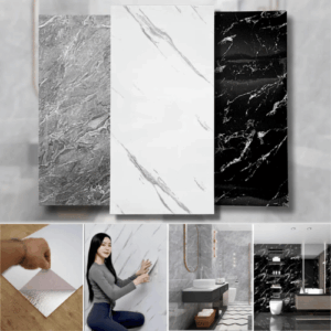 Kit 10 Painel 3d Mármore Parede Autocolante 60 X 30